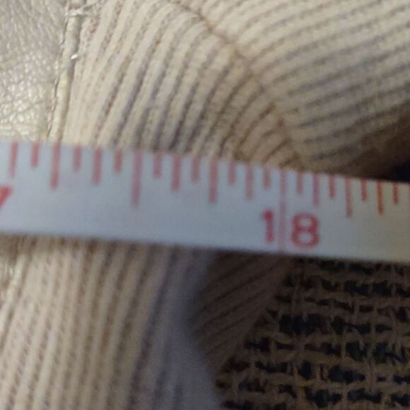 Calvin Klein Women's Size S Jacket Camel Tan Faux Leather Zip Military Collar - Picture 10 of 11